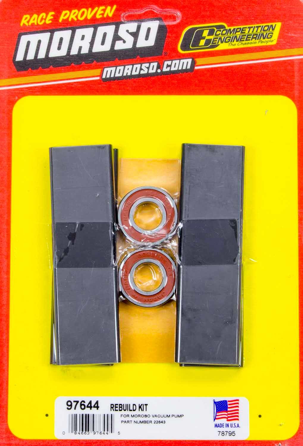 MOROSO 97644 Vacuum Pump Service Kit with 4-Vane Bearings and Vanes