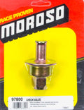 MOROSO Check Valve 97800 Steel 1/2 Inch NPT Female Inlet 5/8 Inch Hose Barb Outlet