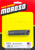 MOROSO 97810 Steel Pipe Nipple for Crankcase Evacuation Systems, 1/2 Inch NPT Thread