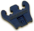 MOROSO 97830 Blue 2-Hole Wire Loom for Spark Plug Wires, 7-9 mm Diameter, Plastic, Bracket Mount, Clip Style Pair