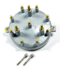 MOROSO 97852 Distributor Cap for 72256 Series HEI Style, Brass Terminals, Plastic Housing, Gray, Non-Vented