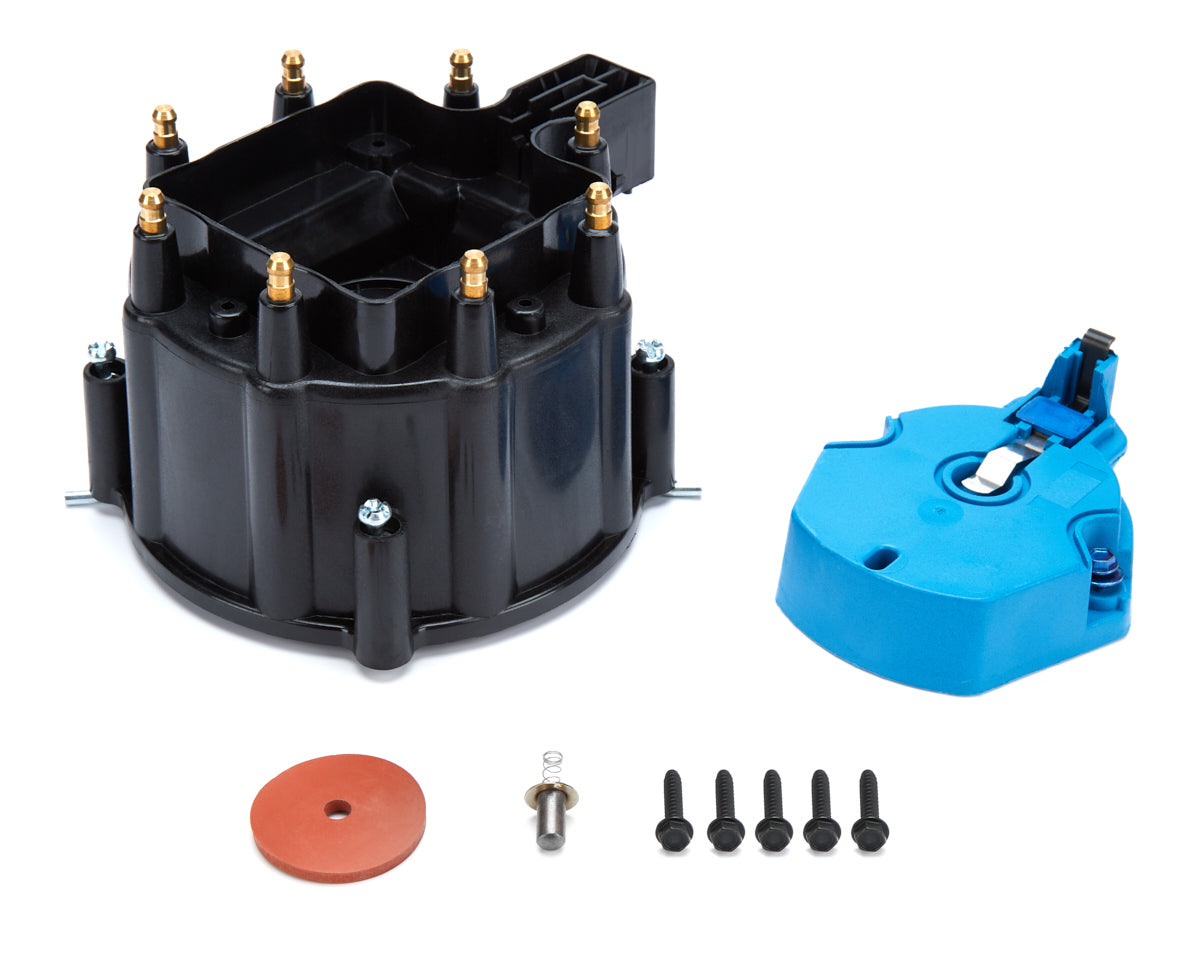 MOROSO 97859 HEI Distributor Cap, Rotor and Coil Brush Kit for GM V8 Engines