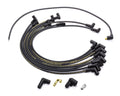 MOROSO 9862M Mag-Tune Spiral Core Spark Plug Wire Set for Small Block Chevy with 8mm Black Ignition Wires and 90 Degree HEI Boot