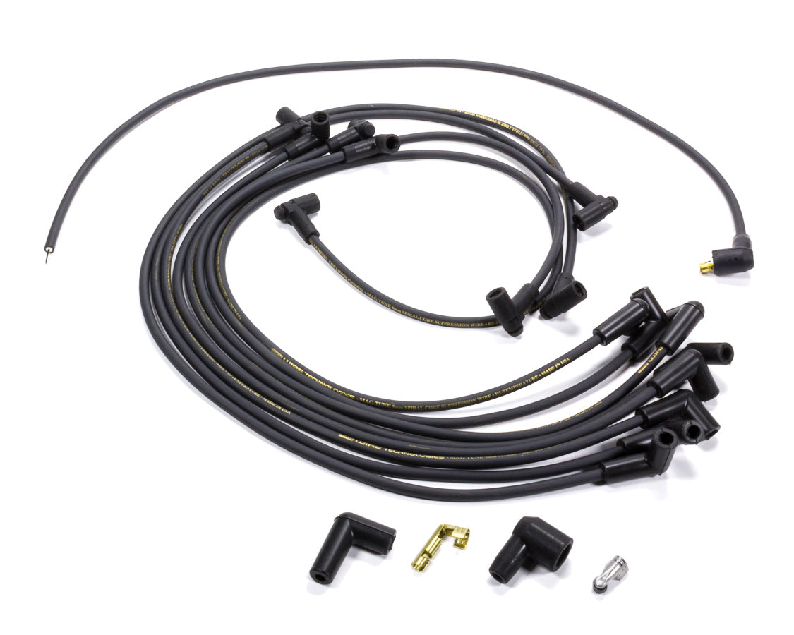 MOROSO 9867M Mag-Tune Spark Plug Wire Set for Small Block Chevy with 8mm Spiral Core and 90 Degree HEI Boots