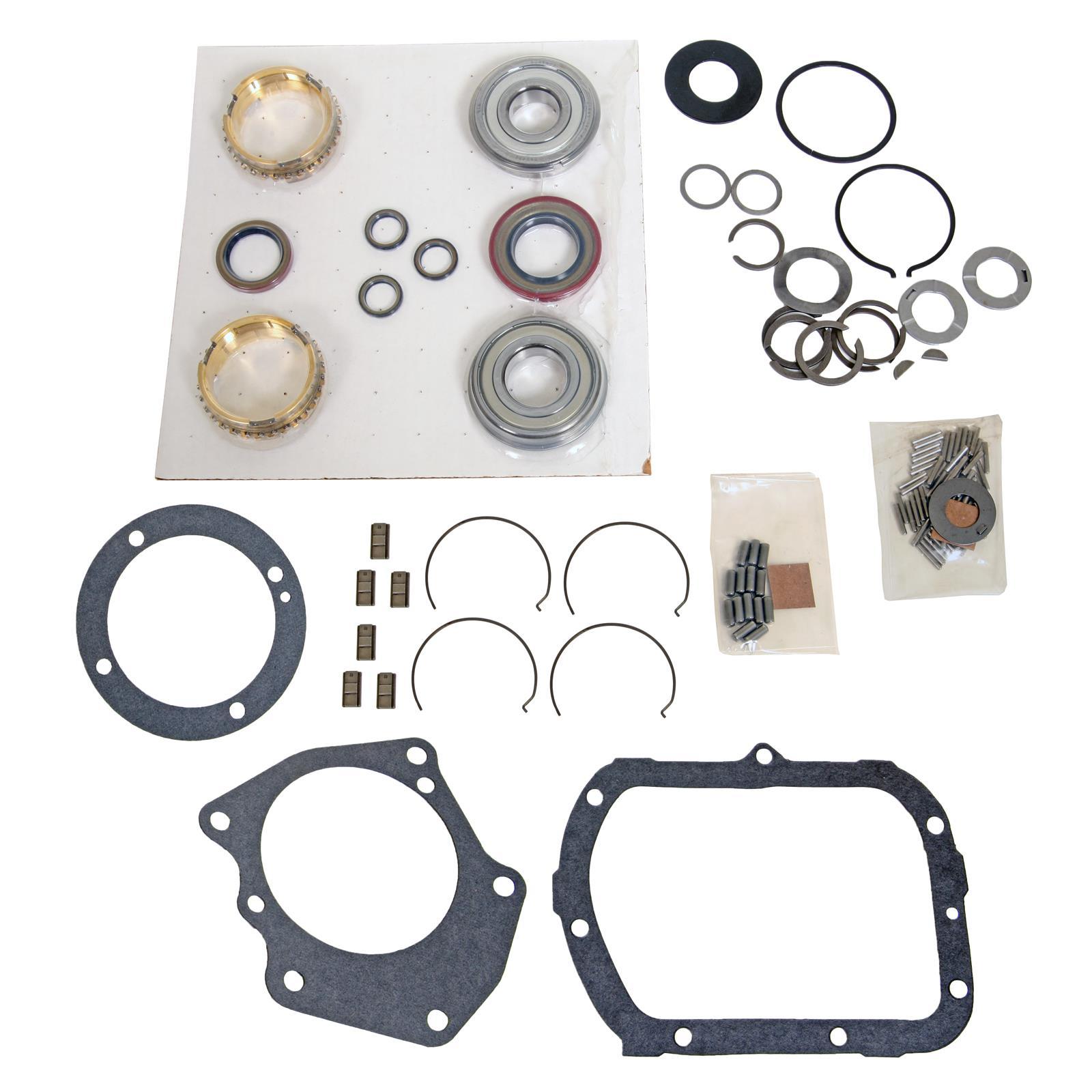 Motive Gear T301RMK Transmission Rebuild Kit for Saginaw 3/4 Speed 1966-1987 with Bearings, Seals, Gaskets, Shims, Hardware