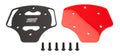 MPI USA MPI-A-CPC-GT-RED Steering Wheel Center Plate Cover for MPI GT-13 Series, Aluminum, Red and Black Finish