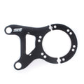 MPI USA MPI-A-DBH Dual Button Holder for 6-Bolt Steering Wheels, Aluminum Black Anodized