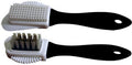 MPI USA MPI-A-SB Steel Steering Wheel Cleaning Brush with Suede and Plastic Handle