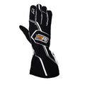 MPI USA MPI-GL-B-L Racing Gloves SFI 3.3/5 with Double Layer Nomex and Padded Palm, Large