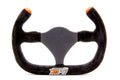 MPI USA MPI-GT-11-C 10.75-Inch GT Series Aluminum Steering Wheel with Black Suede Grip and Cutout Top