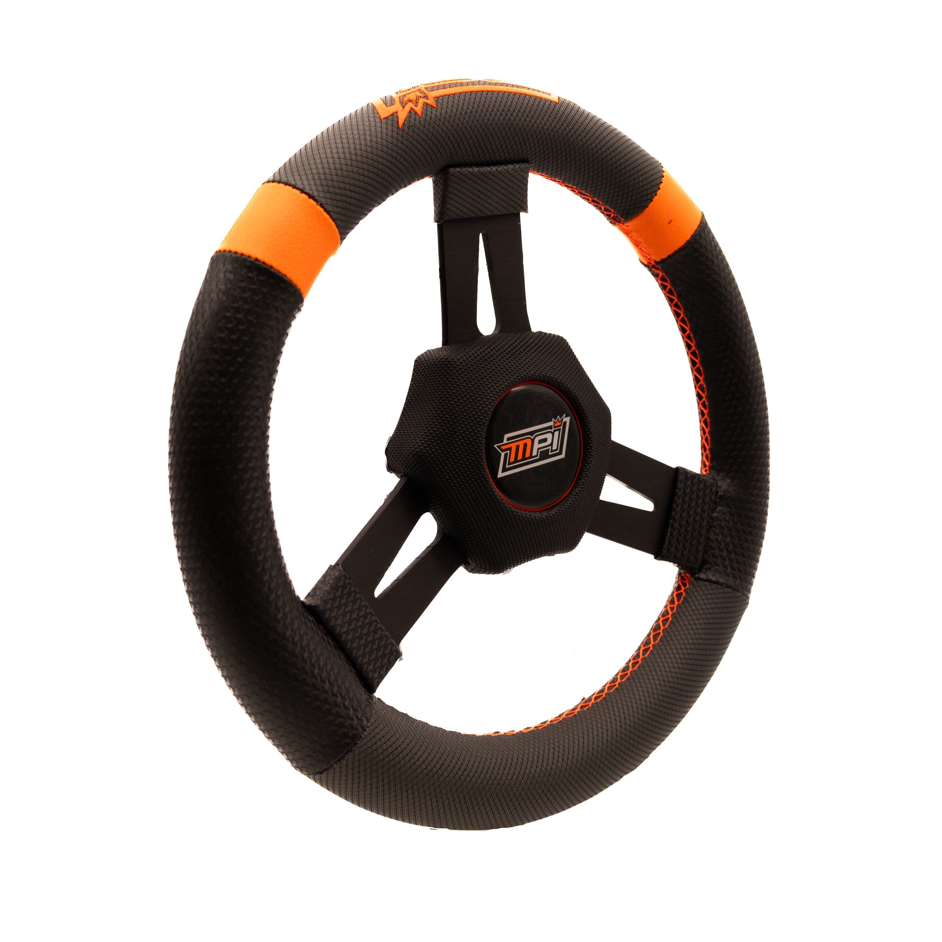 MPI USA MPI-KQR2-11 Quarter Midget Steering Wheel with 10.75-Inch Diameter and 3-Spoke Aluminum Construction