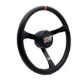 MPI USA MPI-SIM-MP15 Sim Racing Stock Car Wheel, 15-Inch Diameter, Black Grip with Orange Stripe, Aluminum Construction