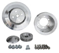 March Performance Pulley Kit MPP10050 for Mopar B and RB-Series 426 Hemi Engines, 2-Groove Aluminum with Clear Powder Coat