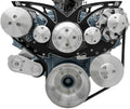 March Performance Pontiac V8 Style Track Serpentine Kit with 6-Rib Aluminum Pulley System