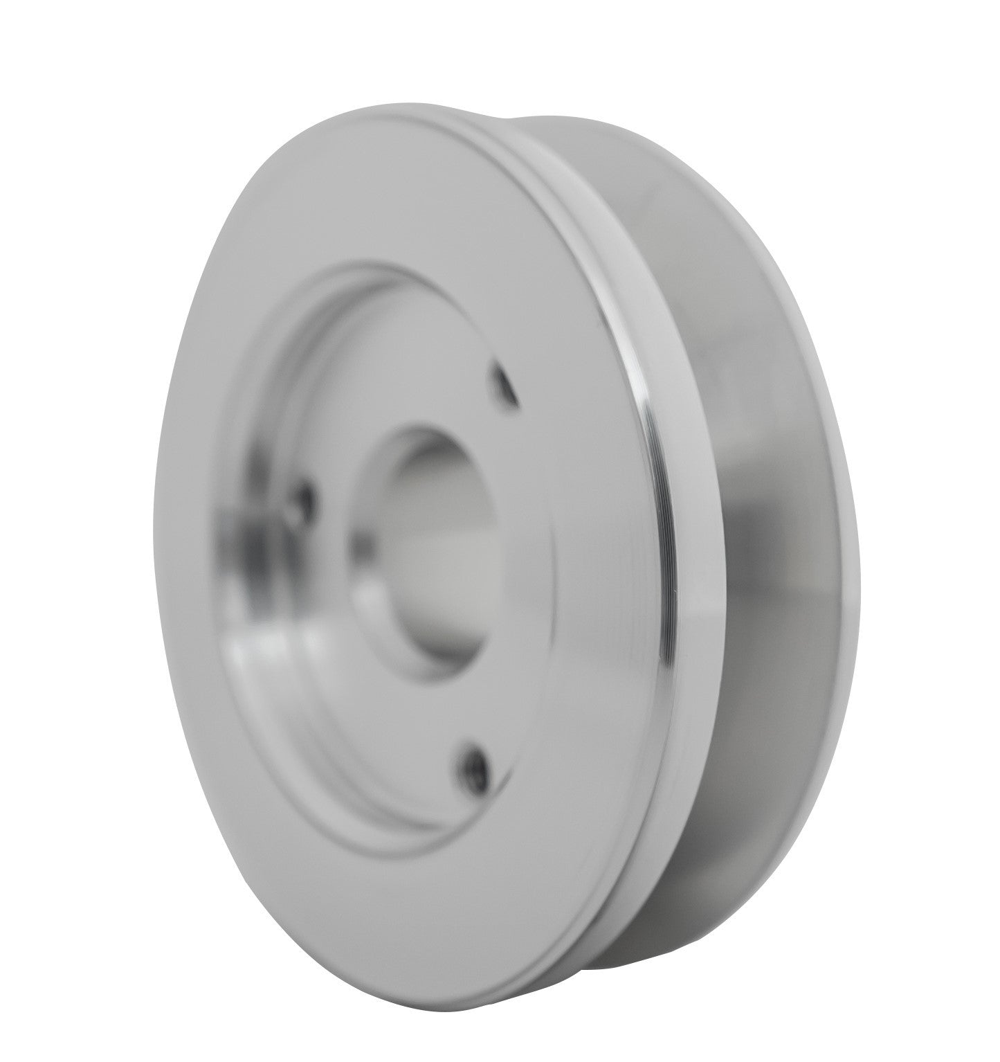 March Performance Alternator Pulley 137 V-Belt 1 Groove 2.688 Inch Diameter Aluminum with Hardware