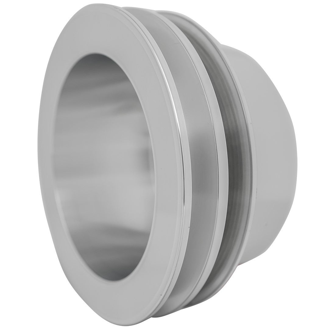 March Performance 1561 2-Groove Aluminum Crankshaft Pulley for Small Block Ford 1965-69, 5.5 Inch Diameter