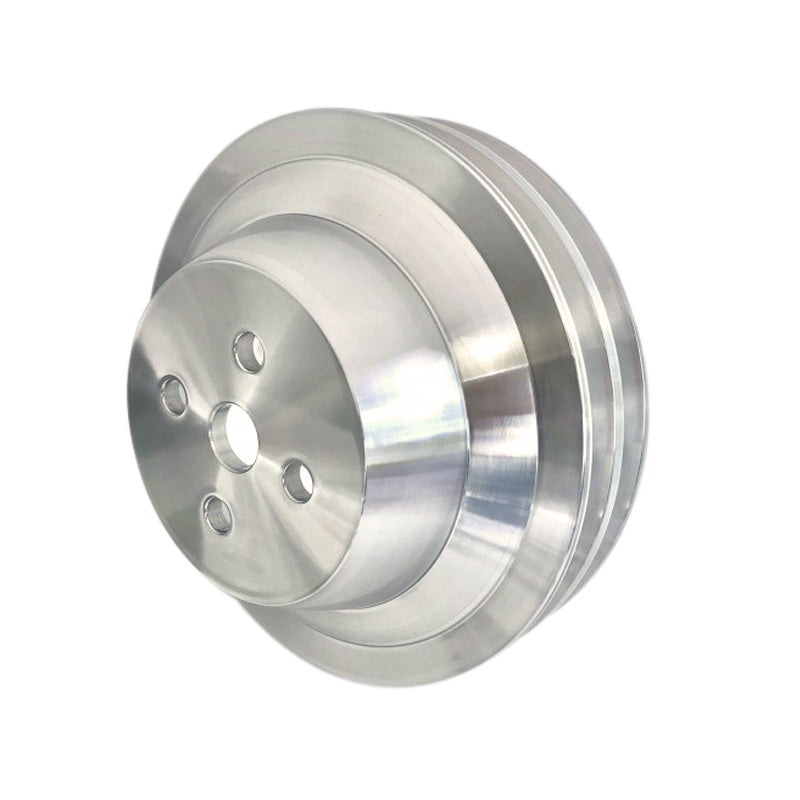 March Performance Water Pump Pulley Kit 1562 for Small Block Ford, Aluminum, 2-Groove, 6 Inch Diameter