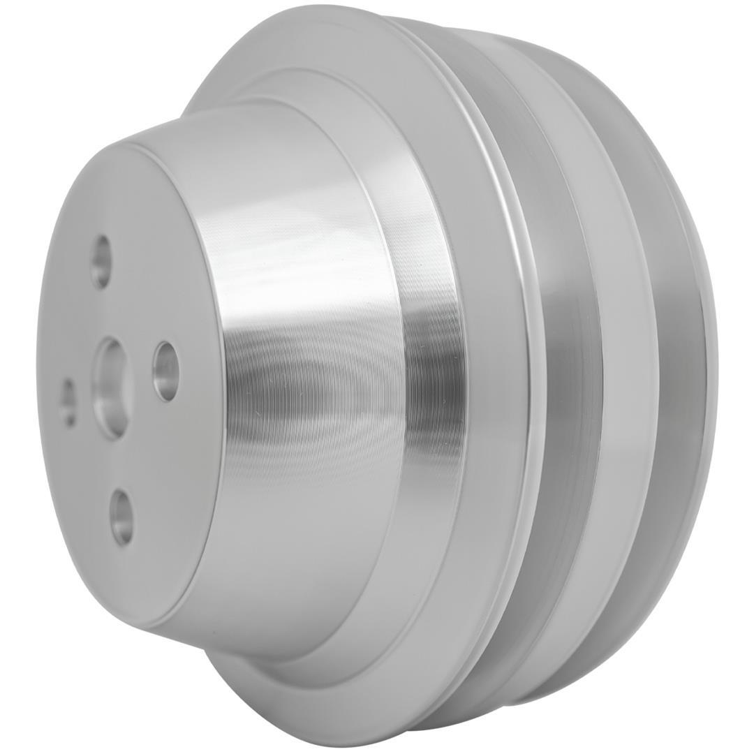 March Performance SBF Water Pump Pulley 2V for Small Block Ford, Aluminum, 5.25 Inch Diameter