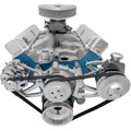 March Performance MPP19025 Ford FE Series Serpentine Pulley Conversion Kit with Aluminum 6-Rib Belt Drive