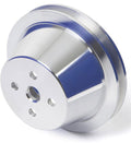 March Performance Ford Alum Water Pump Pulley 1912 for FE-Series V-Belt, 6.75 Inch Diameter, Aluminum with Clear Powder Coat