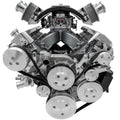 March Performance LS Engine Pro Track Pulley System with A/C for GM LS-Series