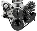 March Performance MPP20085-08 Chevy LS1-LS7 Pro-Track Serpentine Pulley Kit with Clear Powder Coat Finish
