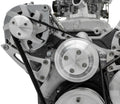 March Performance Alternator Bracket for GM 10SI and Big Block Chevy Engines, Passenger Side High Mount with Water Pump Mount, Aluminum, Clear Powder Coat