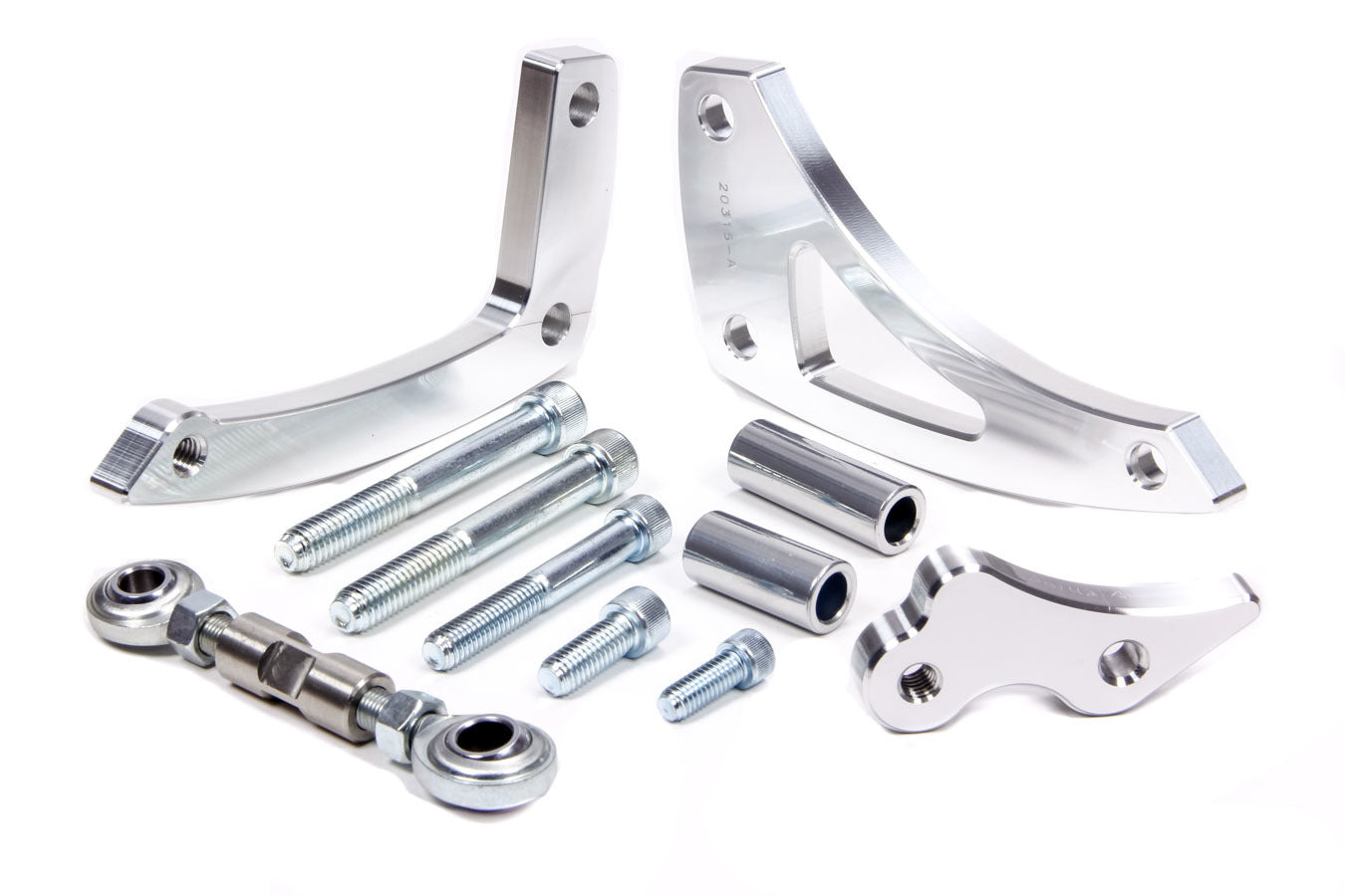March Performance BBC SWP Low Mount Alternator Bracket for Big Block Chevy with GM 10SI Alternators