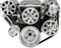 March Performance BBC Ultra Drive Serpentine System Part 20360 with 6-Rib Aluminum Pulley and Clear Powder Coat Finish