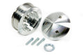 March Performance GM/Ford Serpentine Alternator Pulley 6-Rib 2.75 Inch Diameter Aluminum with Hardware