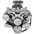 March Performance SBC Style Track Pulley Set Alt A/C with P/S Part Number 21150