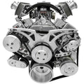March Performance SBC Style Track Pulley Set with Power Steering for Small Block Chevy