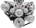 March Performance BBC Corvette Style Track Serpentine System with Air Conditioning