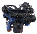 March Performance 21525-08 Pulley Kit for Cadillac V8 with Black Aluminum 6-Rib Serpentine Belt System