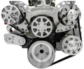 March Performance SBC Sport Track Serpentine Pulley System with Power Steering for Small Block Chevy