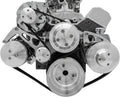 March Performance MPP23072 Aluminum 6-Rib Serpentine Pulley Kit for Long Water Pump on Big Block Chevy