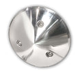 March Performance W/P Nose Cover with Electrical Fan for Ford and GM Water Pumps, Aluminum, Clear Powder Coat