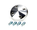 March Performance Water Pump Pulley Cover Aluminum Clear Powder Coat for GM Vehicles