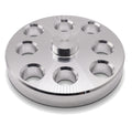 March Performance Mechanical Fan Spacer 0.375 Inch Aluminum Clear Powder Coat