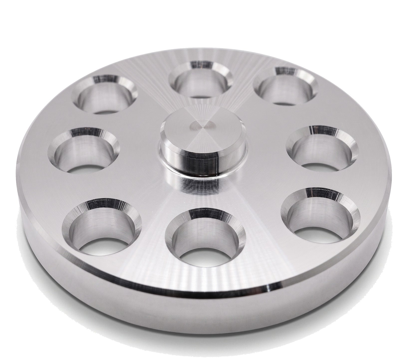 March Performance Mechanical Fan Spacer 0.375 Inch Aluminum Clear Powder Coat