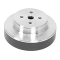 March Performance GM V8 Water Pump Pulley Serpentine 5.75 Inch Aluminum Smooth Finish