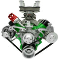 March Performance MPP40525 Aluminum 6-Rib Serpentine Pulley Kit for Mopar RB-Series Engines