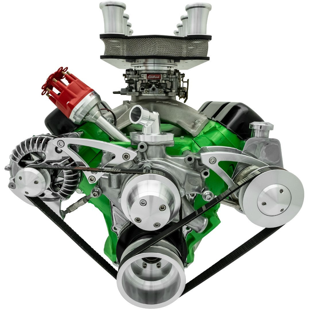 March Performance MPP40525 Aluminum 6-Rib Serpentine Pulley Kit for Mopar RB-Series Engines