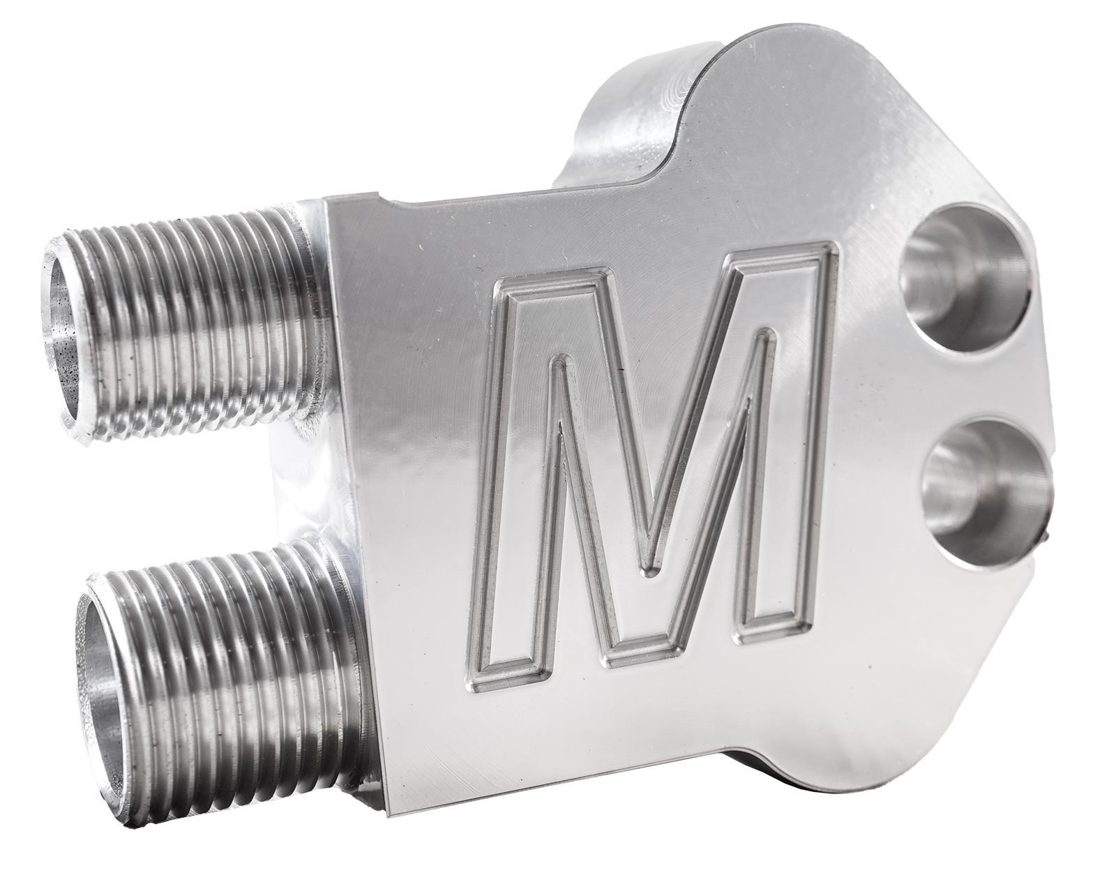 March Performance MPP416-06 Aluminum Compressor Adapter for Sanden 7176 / 7B10 Peanut Compressors