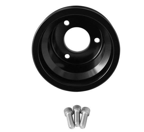 March Performance 4351-08 Crankshaft Pulley for Big Block Chevy, 6-Rib, 5.825 Inch Diameter, Aluminum with Black Powder Coat