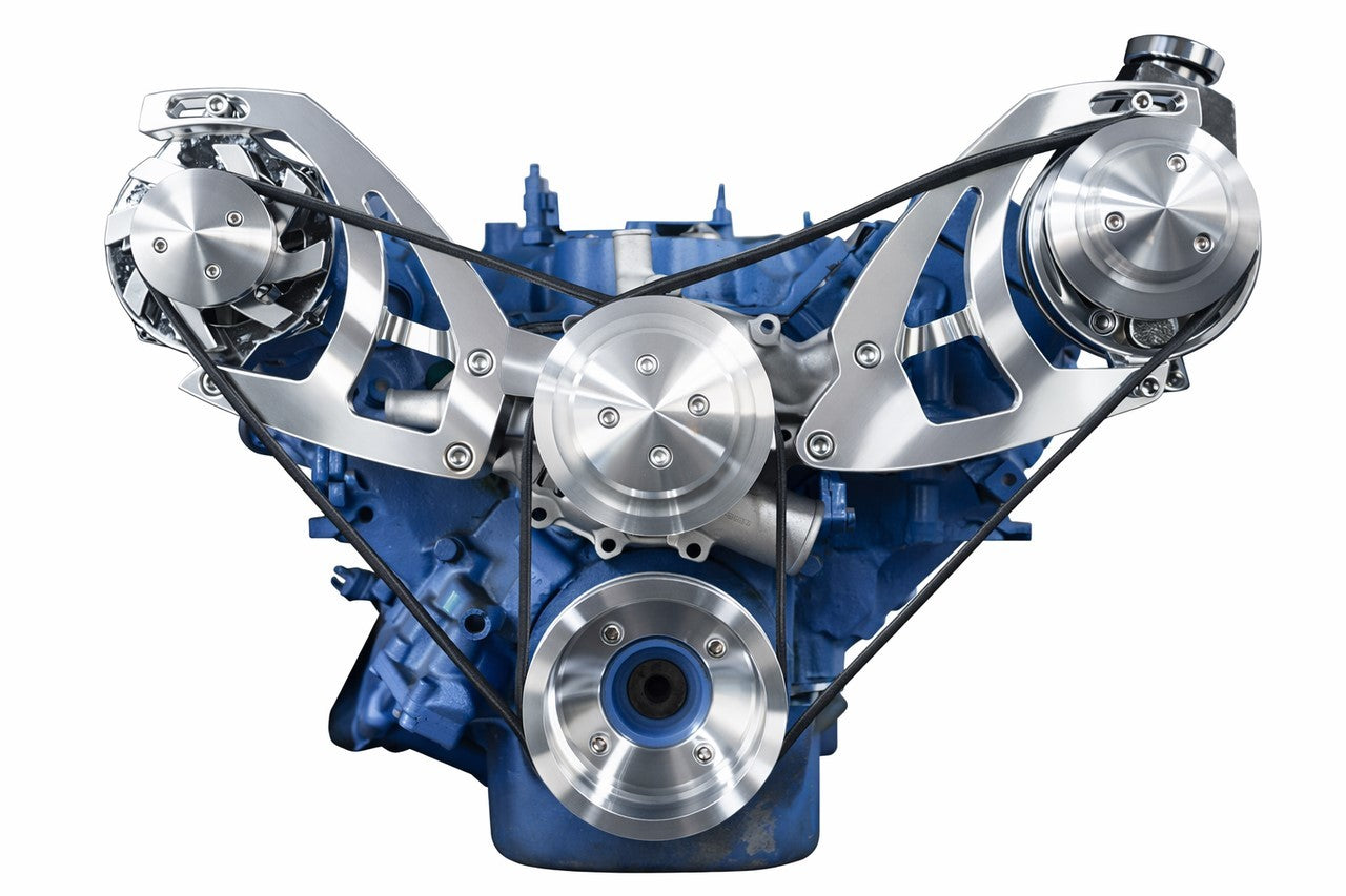 March Performance AMC V8 Ultra Serpentine Conversion Kit with 6-Rib Aluminum Pulley System