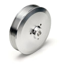 March Performance Power Steering Pump Pulley 623-A for GM Long Water Pump 6-Rib Aluminum with Clear Powder Coat