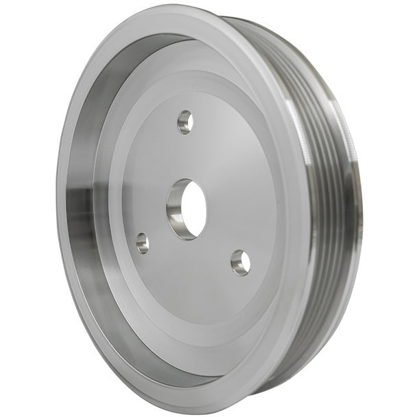 March Performance SBC Crankshaft Pulley 6-Rib Serpentine for Small Block Chevy, 7 Inch Diameter, Short Water Pump