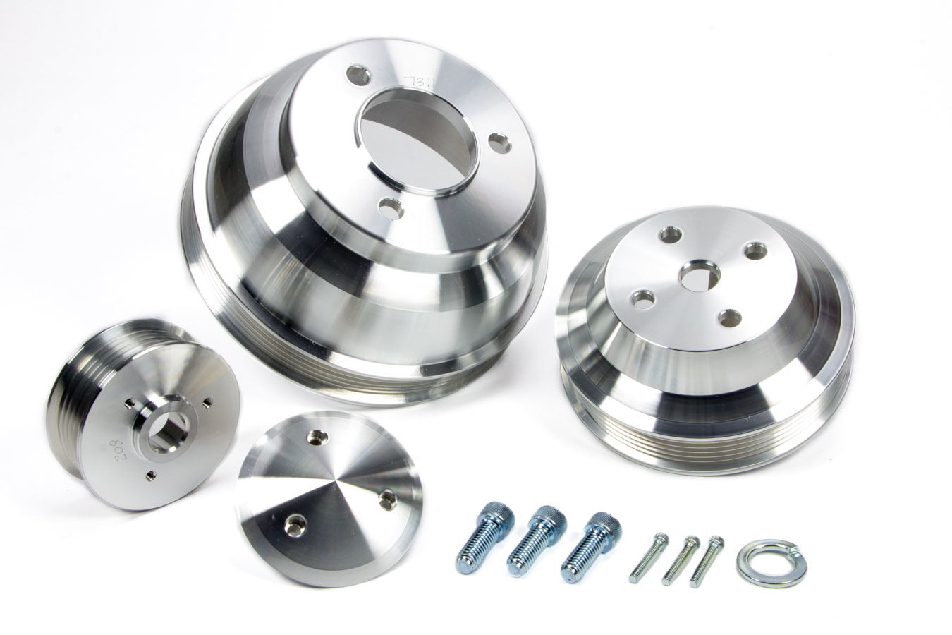 March Performance BBC Long Water Pump Serpentine Conversion Pulley Kit for Big Block Chevy