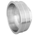 March Performance BBC Crank Pulley with High Water Flow Ratio, Serpentine Belt, 6-Rib, 7 Inch Diameter, Aluminum with Clear Powder Coat for Big Block Chevy Long Water Pump